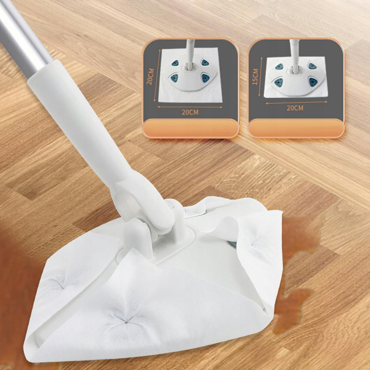 Cleaning Mops,Telescopic, 360 Rotary Head, Multifunctional Household Wet Packaging status original