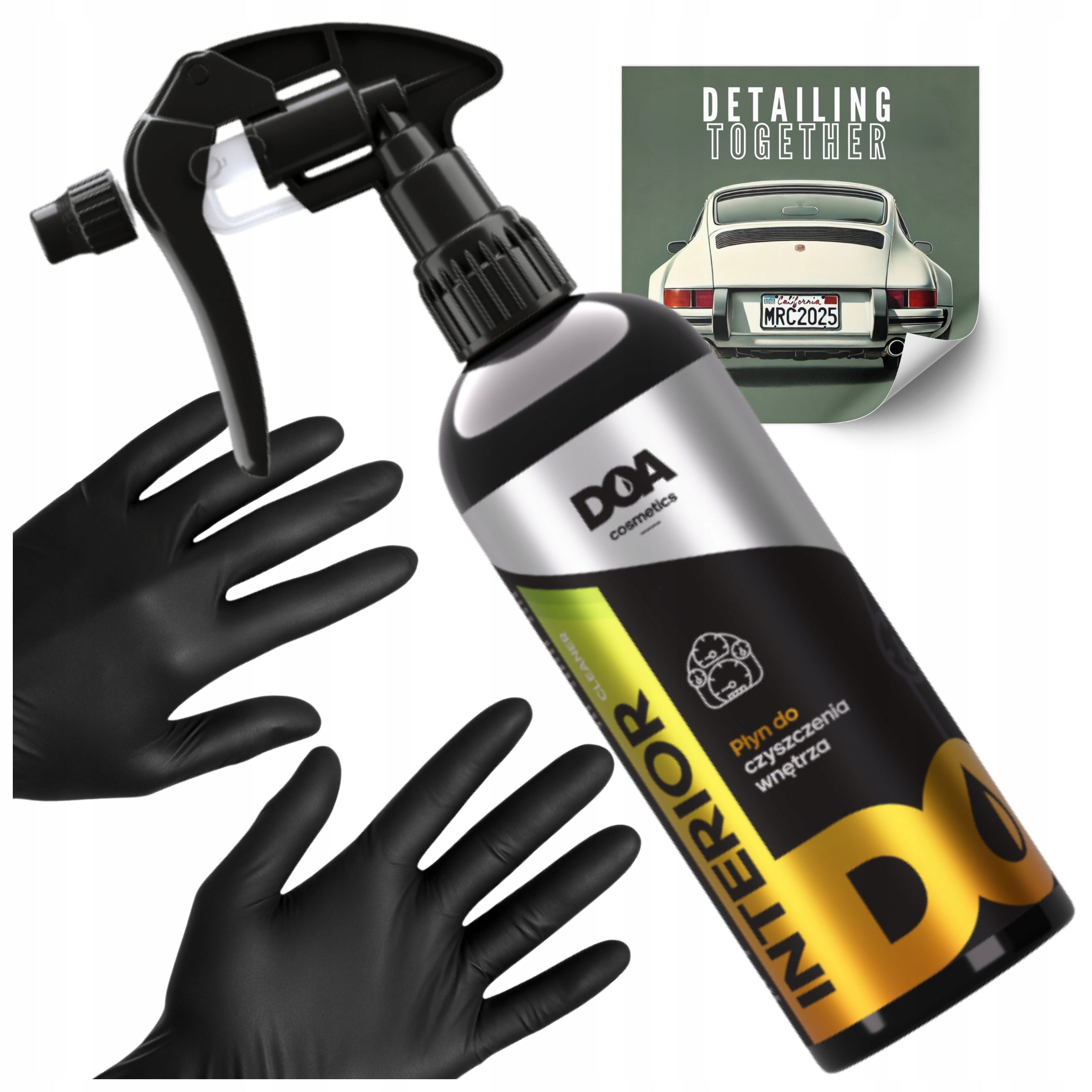 Cleaning Plastics DOA Interior Cleaner 0,5L Car Interior Liquid Cockpit
