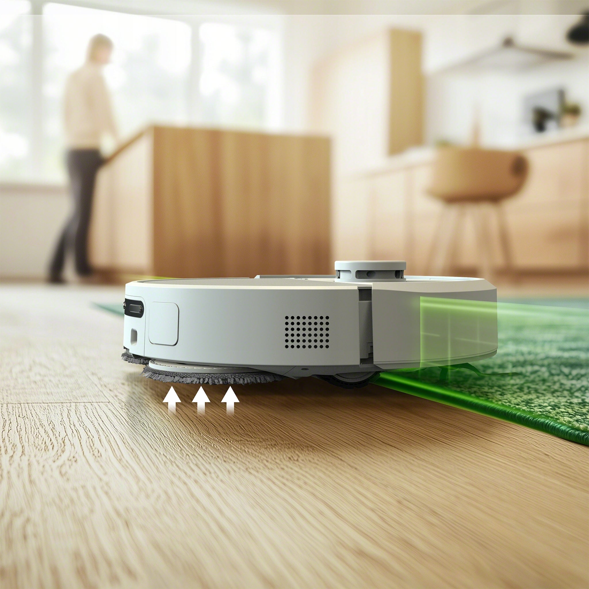Cleaning Robot Mopping iRobot Roomba Plus 505 Combo + AutoWash Station Wireless operating time 120 min