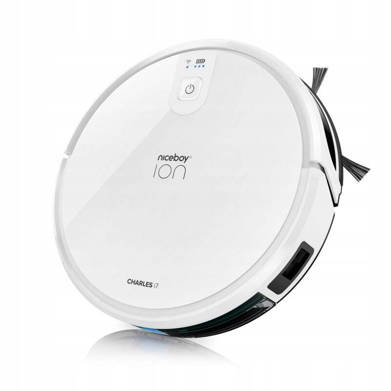 Cleaning Robot Niceboy ION Charles i7 White + Headphones HIVE Pins White Packaging status original