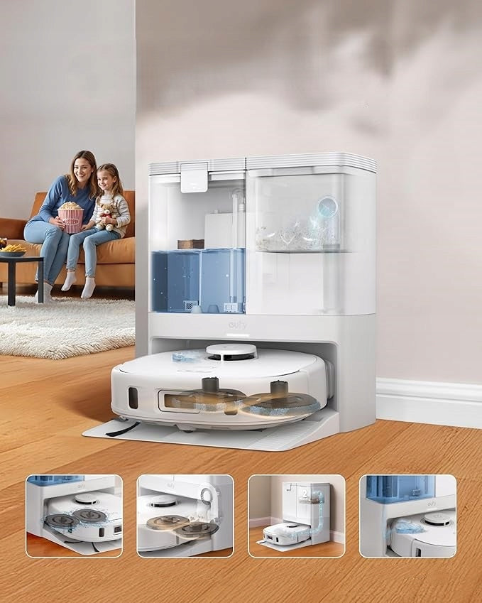 Cleaning Robot eufy RoboVac X10 Omni Mopping White Dominant color white