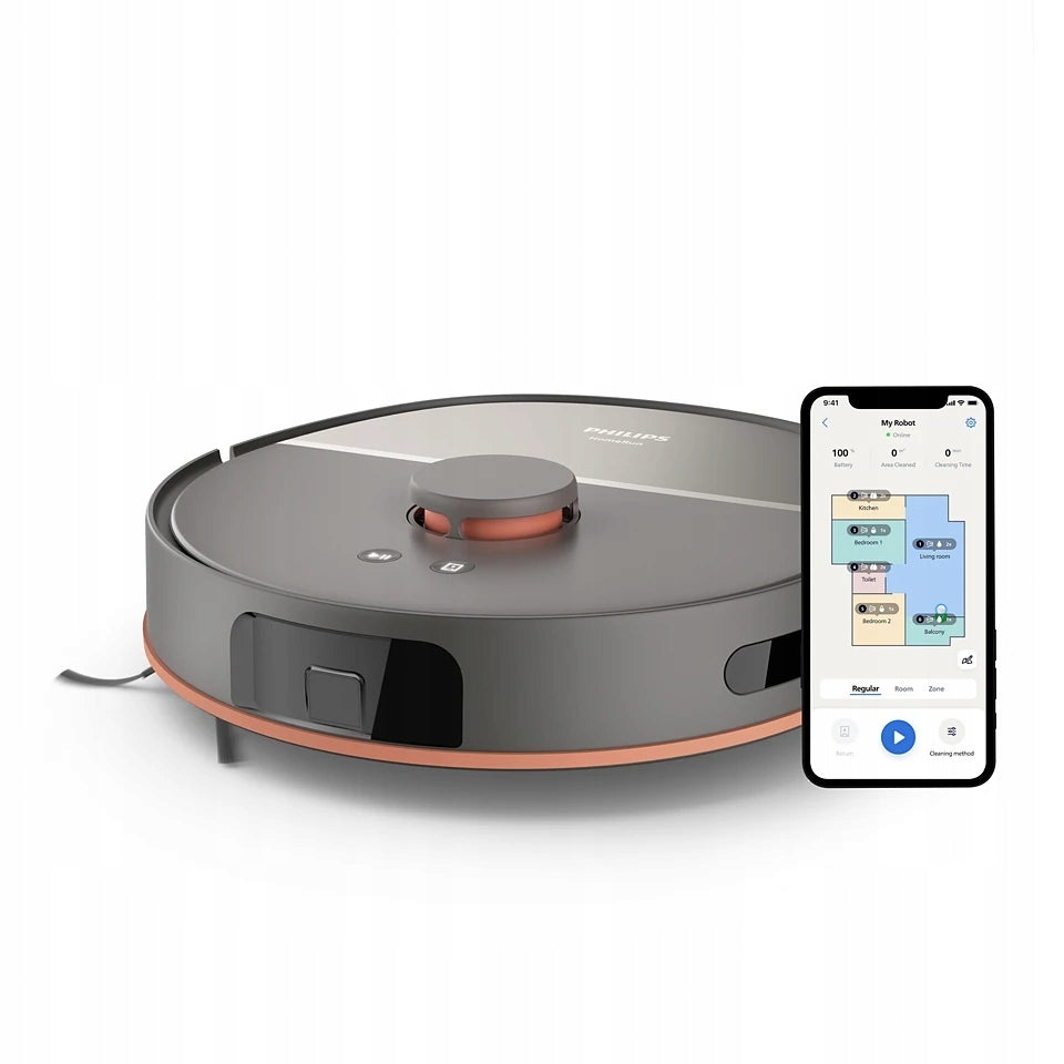 Cleaning and mopping robot Series 5000 Philips Aqua grey XU5000/10