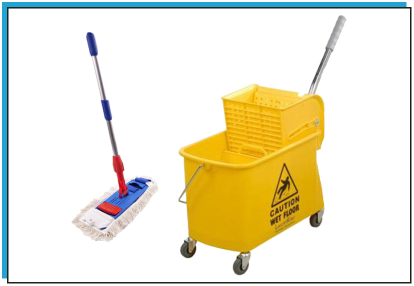 Cleaning kit CLEANING TROLLEY + MOP 40CM EAN (GTIN) 5905805859974