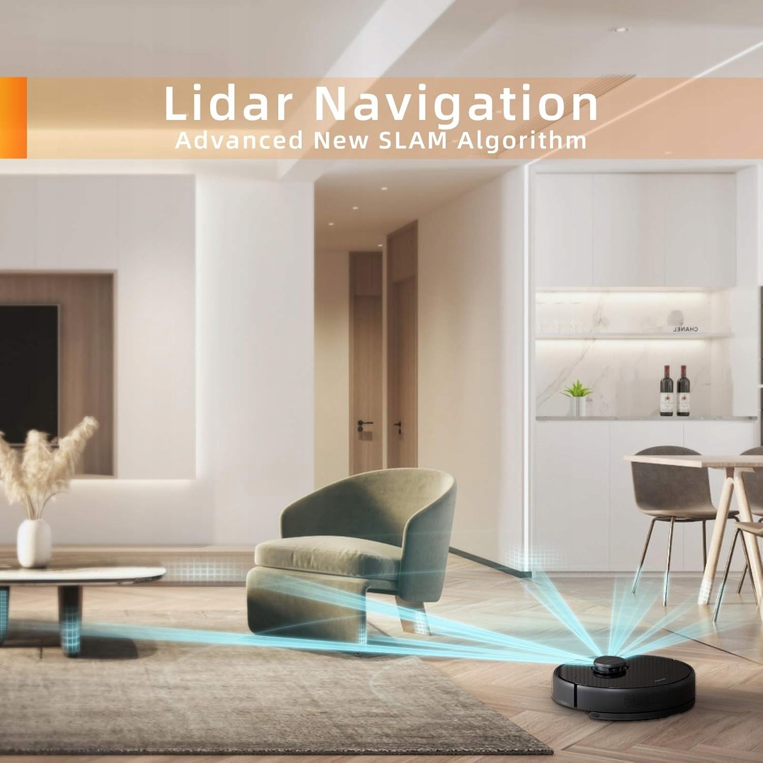 Cleaning robot 2in1 MOVA L600 system LiDAR Manufacturer code P21571308EU000170000P01