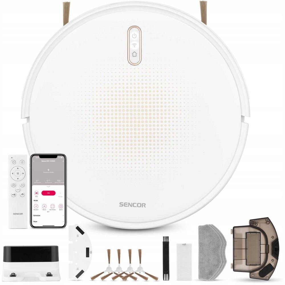 Cleaning robot 2in1 Sencor SRV 4150WH white with mapping function