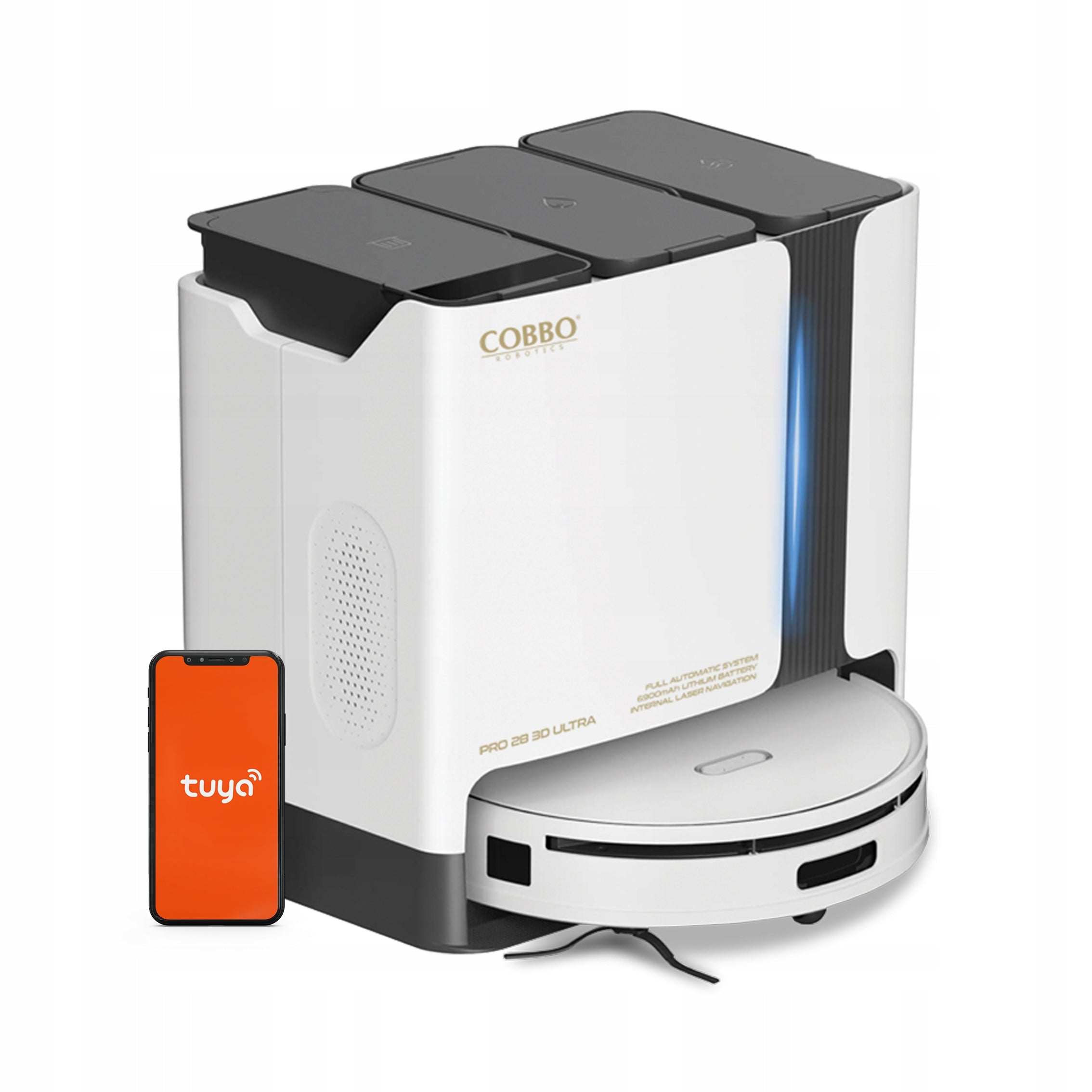 Cleaning robot COBBO Robotics PRO 28 3D ULTRA white Manufacturer code D50 PRO