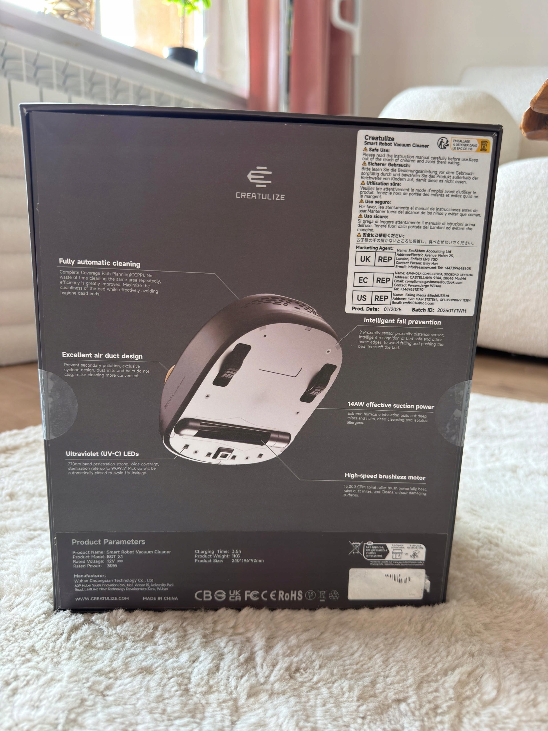 Cleaning robot CREATULIZE X1 grey Brand no brand