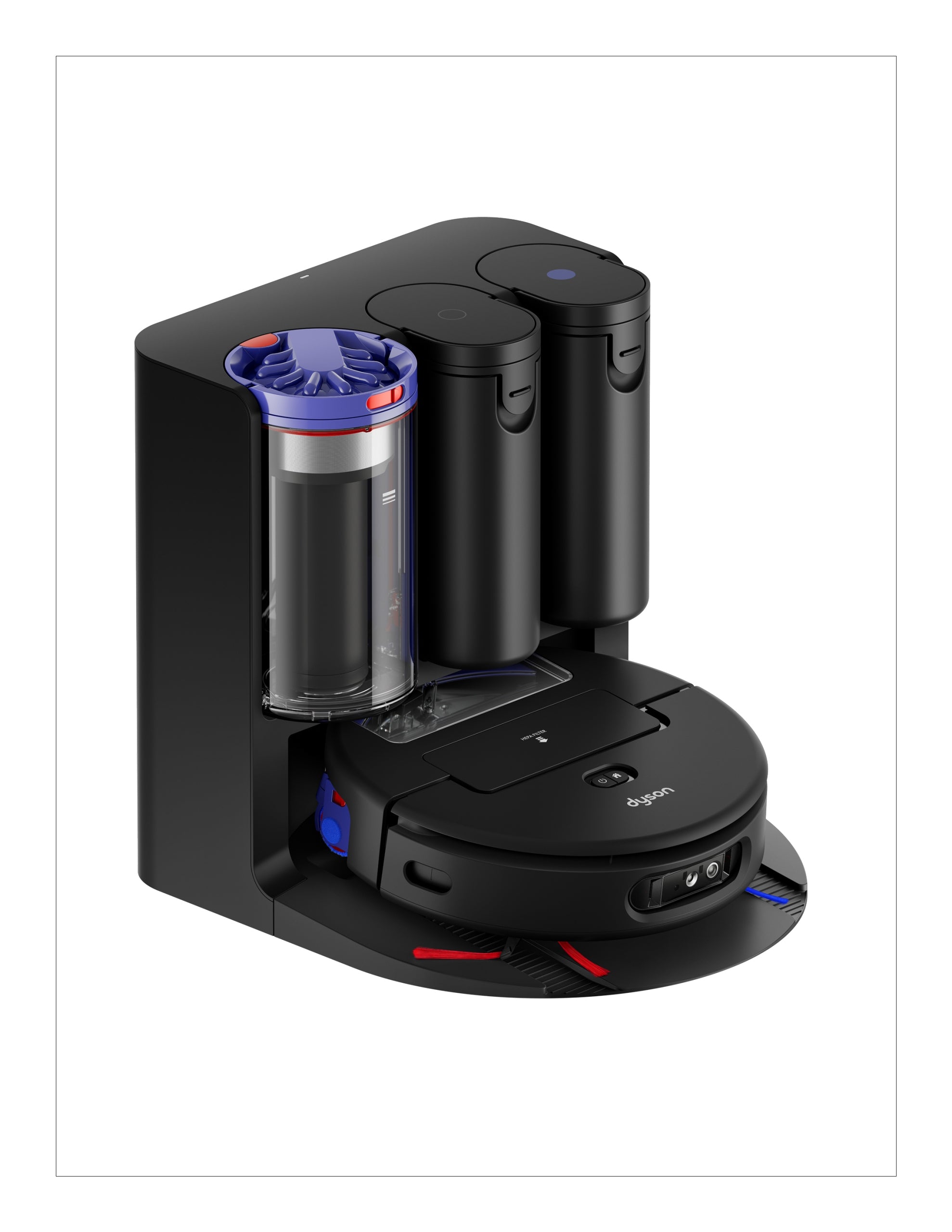 Cleaning robot Dyson Spot+Scrub Ai black Manufacturer code 586183-01