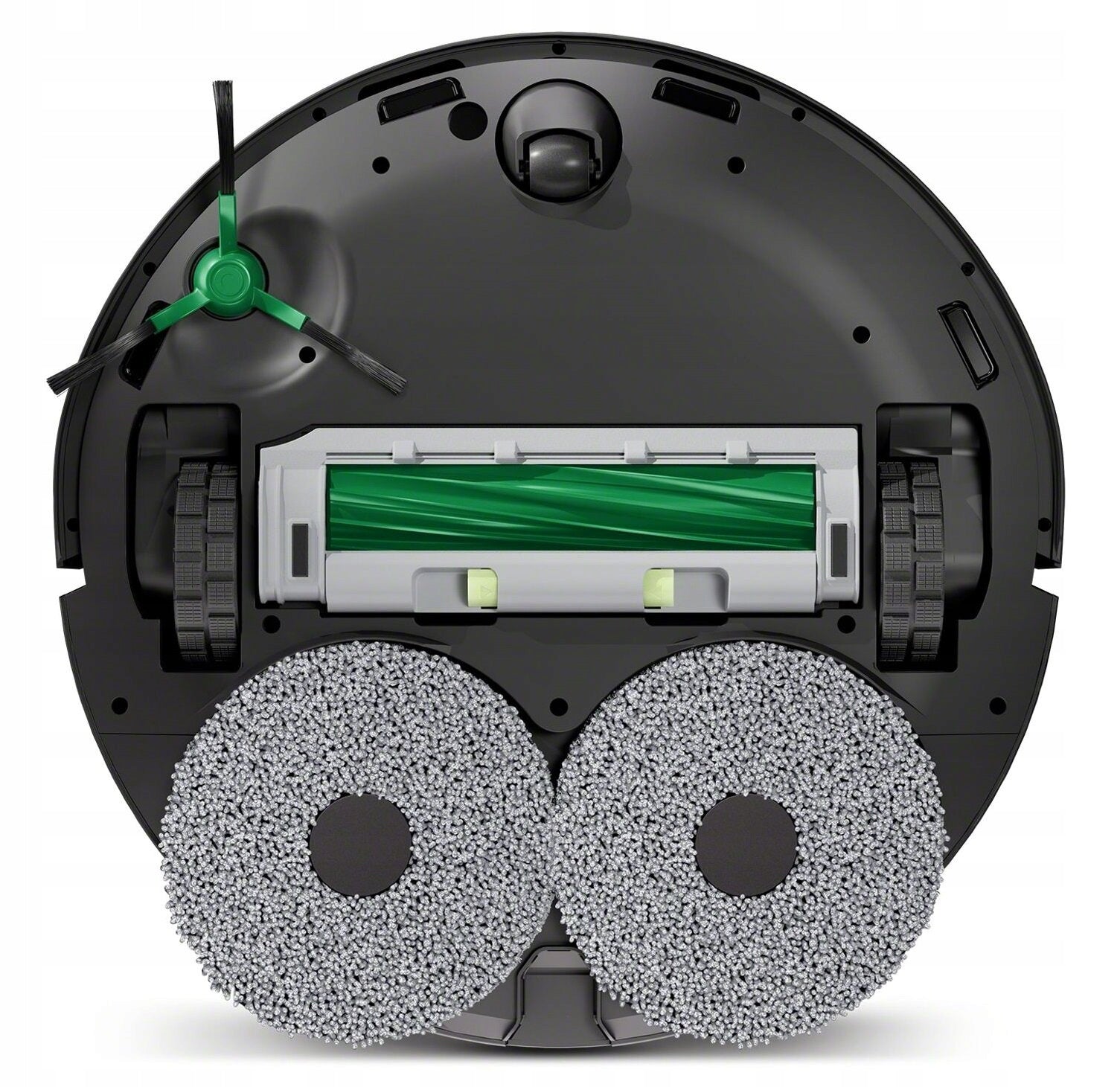 Cleaning robot IROBOT Roomba Plus 405 Combo Black Communications battery status indicator filter purity indicator bag/container full indicator voice messages charging indicator
