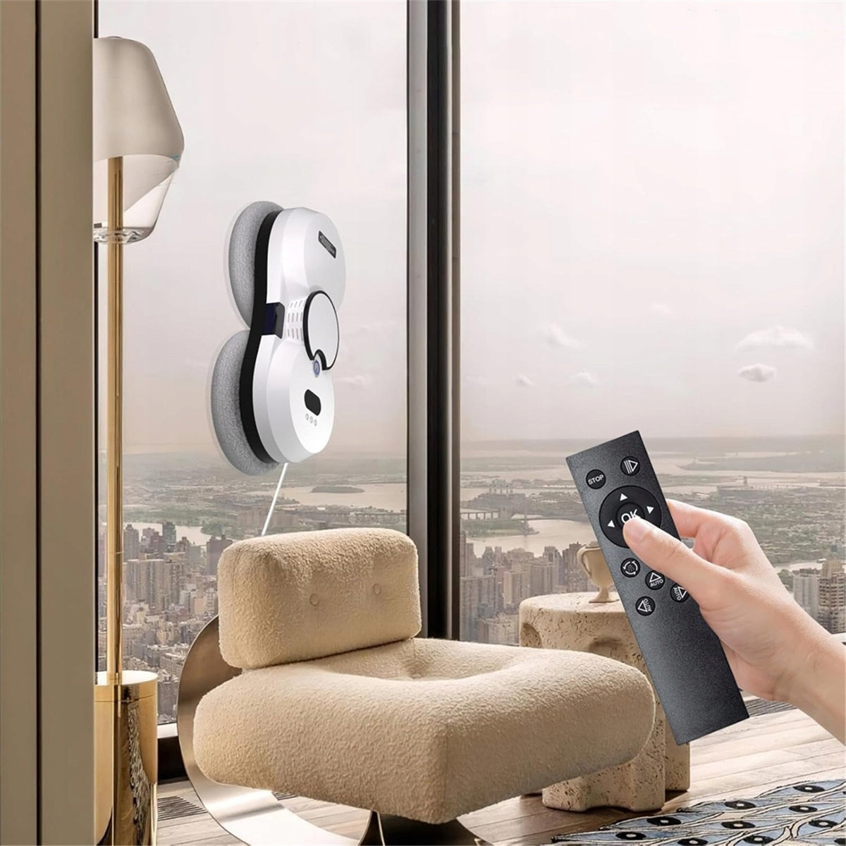 Cleaning robot Suction sprinkler manual and automatic with 4m cable line Brand Bedee