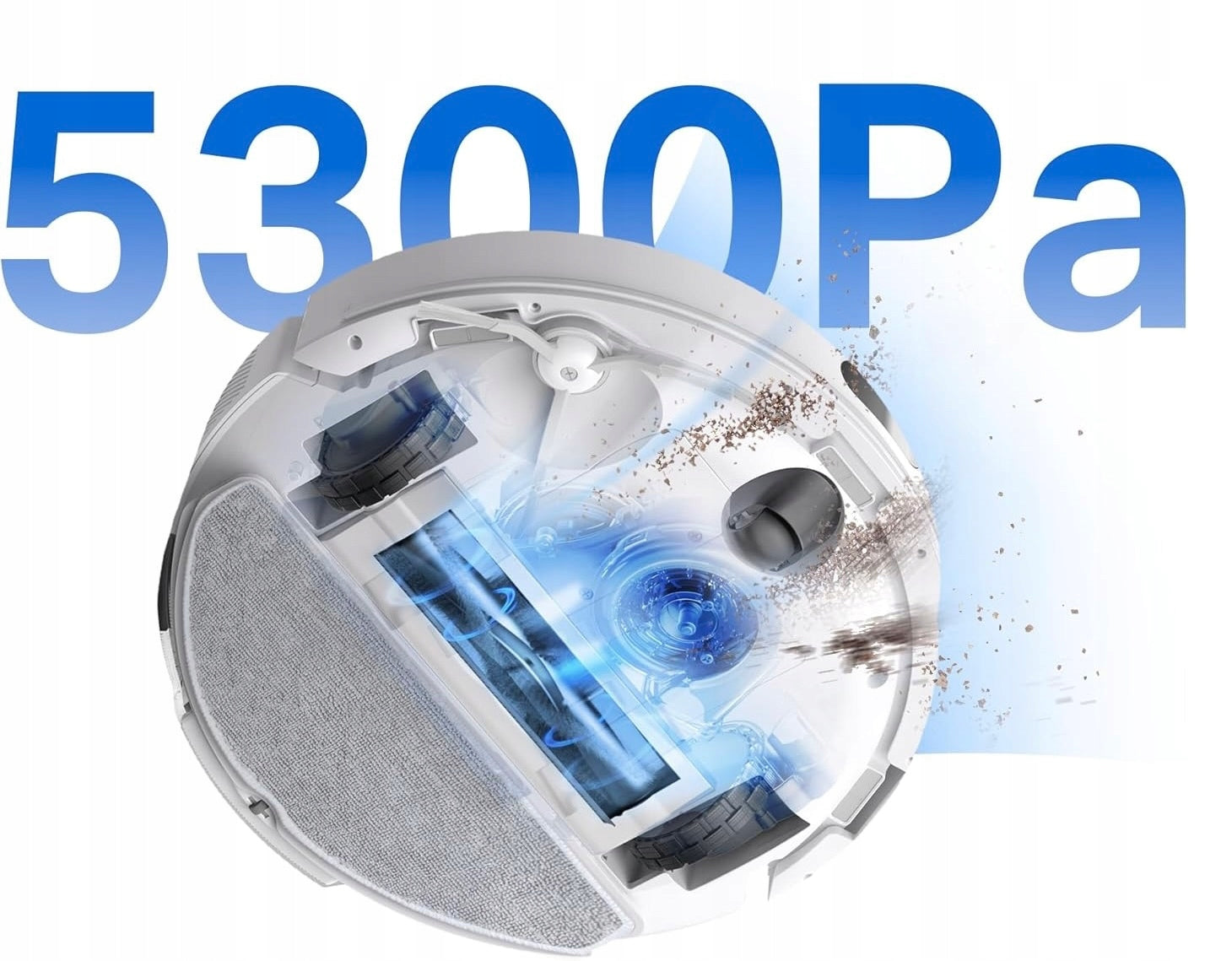 Cleaning robot TP-Link Tapo RV30 Max Plus WHITE vacuuming-mopping Model TP-Link Tapo RV30 Max Plus