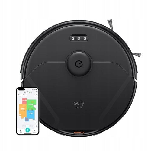 Cleaning robot eufy X8 Pro mopping with automatic base Black