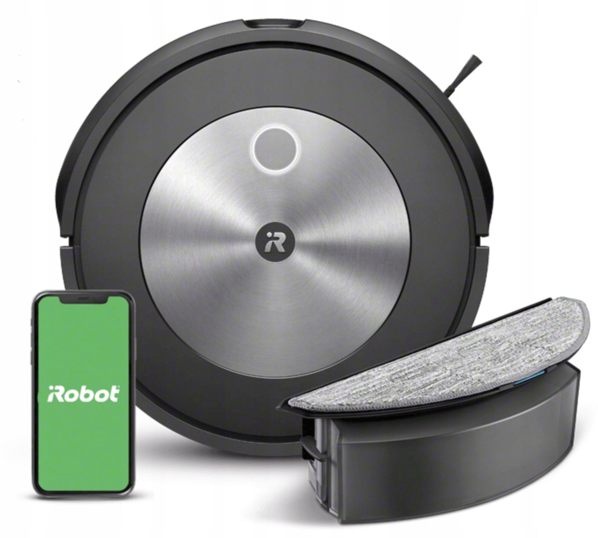 Cleaning robot iRobot Roomba Combo j5 black Vacuuming Mopping Base