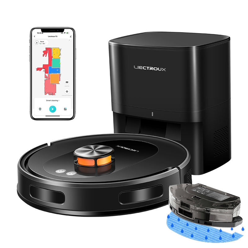 Cleaning robot mopping Liectroux T9 6500Pa 2600mAh 3Lworka 3Filter