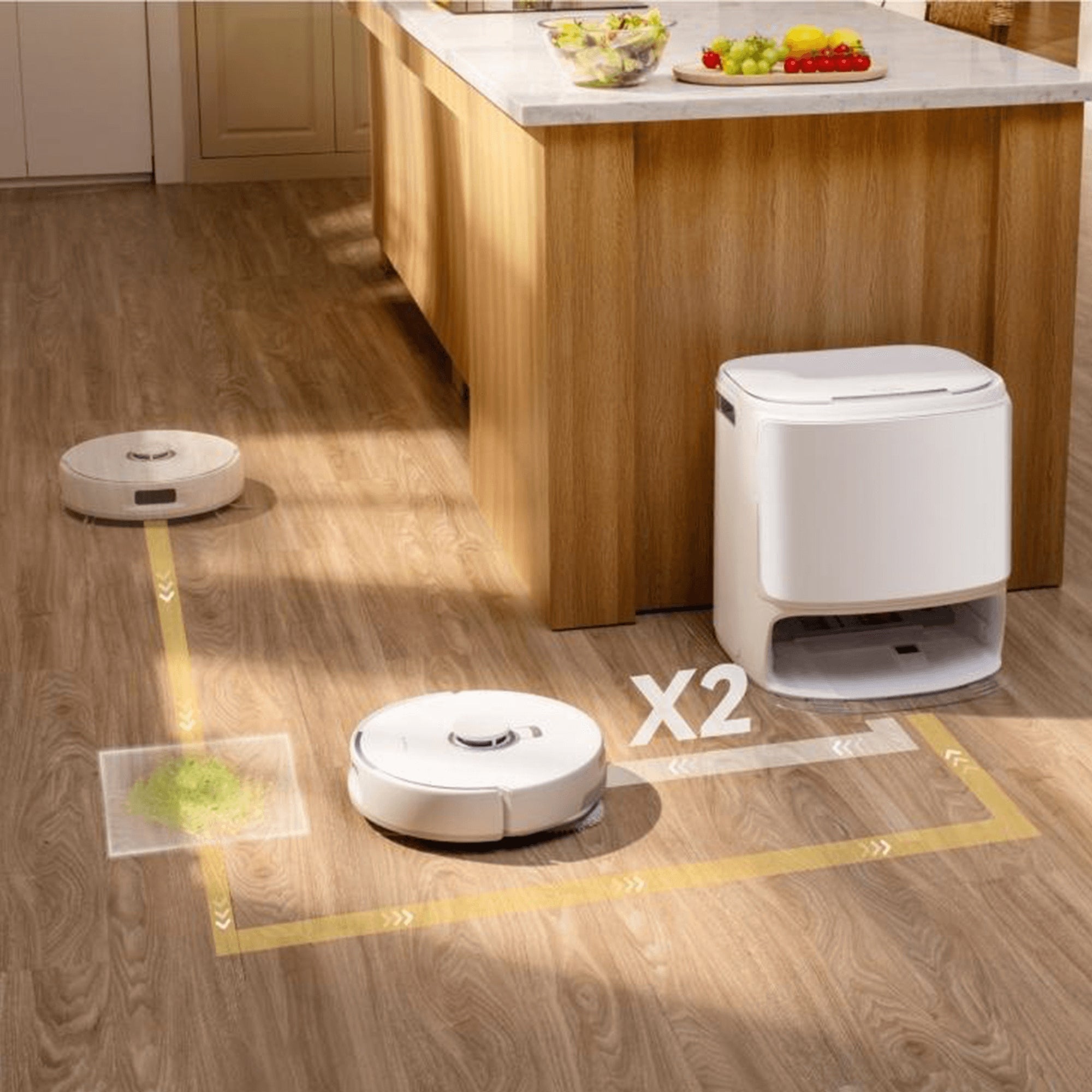 Cleaning robot mopping Narwal Freo Z10 15Kpa anti-tangle mopping Wireless operating time 210 min