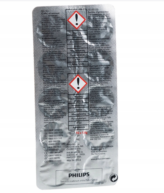 Cleaning tablets Saeco CA6704/60 Packaging status original