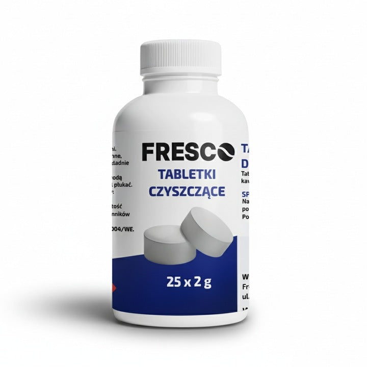 Cleaning tablets for FRESCO machine 25 pcs x 2 g Manufacturer code TBL25