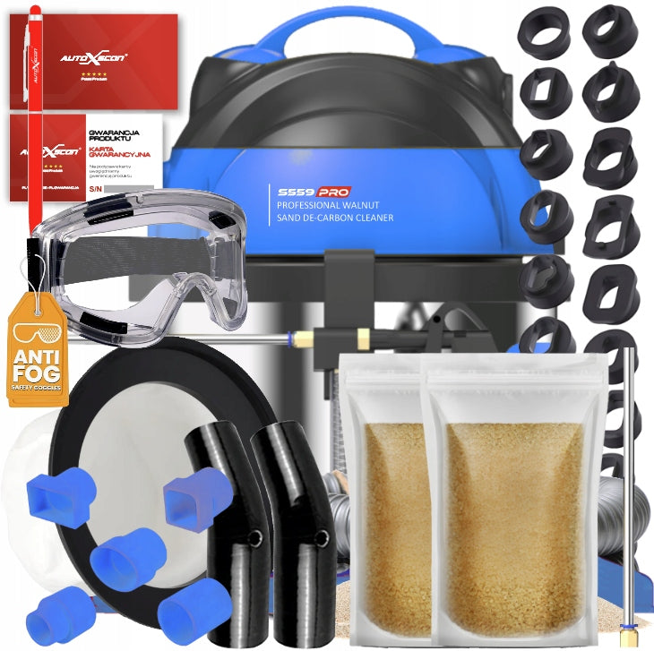Cleaning valves S559/X559PRO PRO+2KG gunpowder + 23 FULL 1400watt ADAPTERS