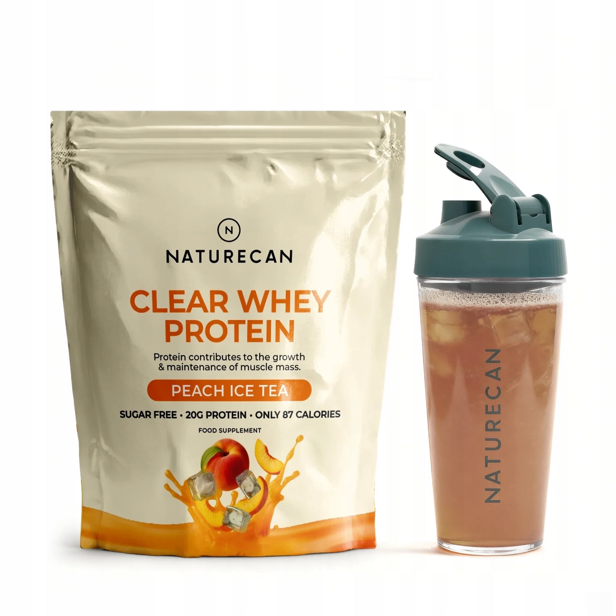 Clear Whey Isolate 20g Protein Low Sugar Peach Ice Tea 1 kg