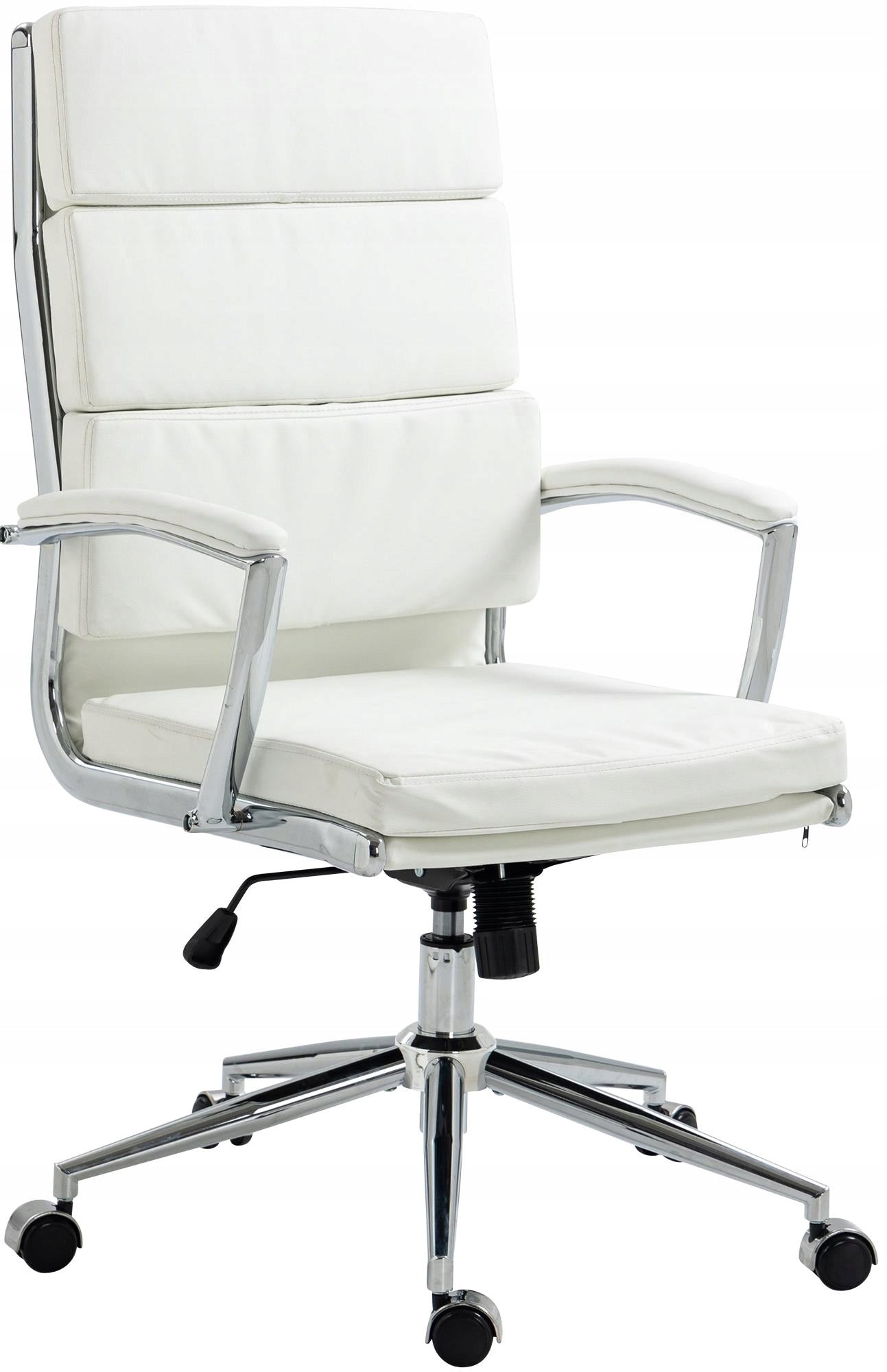 Cleveland Faux Leather Office Chair, White