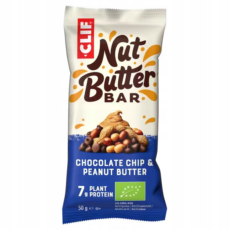 Clif Bar Chocolate Chip & Peanut Butter Energy Bar 50g x 12PCS Packaging status original