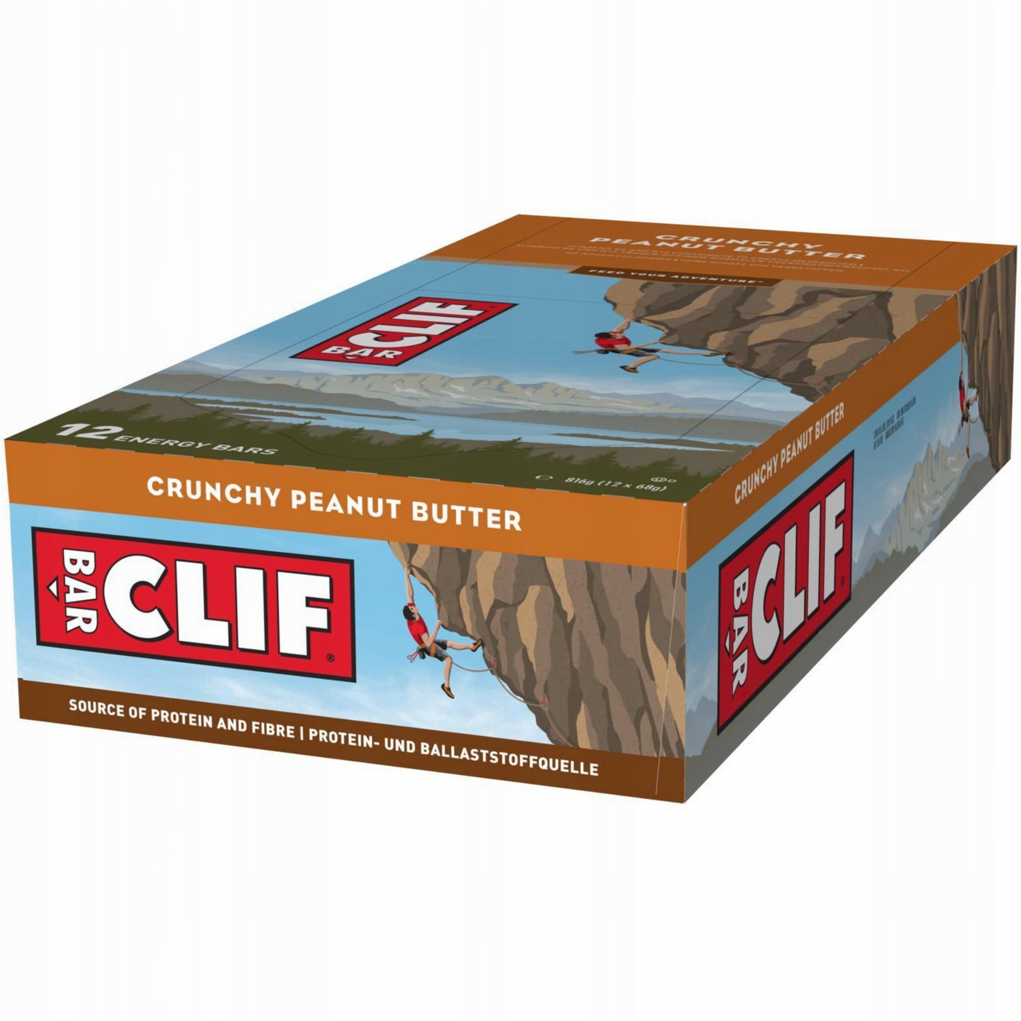 Clif Bar Crunchy Peanut Butter Energy Bar 68 g X12 Expiration date at least six months from the date of purchase