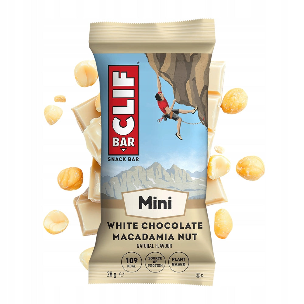 Clif Energy Bar White Macadamia Chocolate 28 g for Snack Training