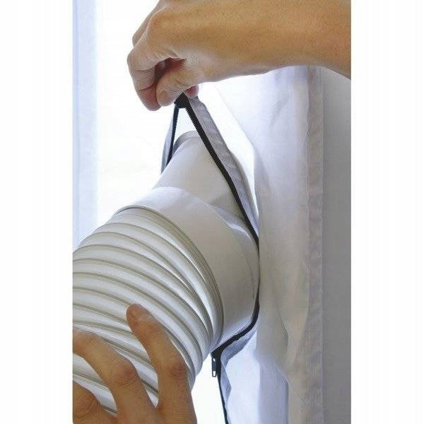 Climative window seal for air conditioners Dominant color white
