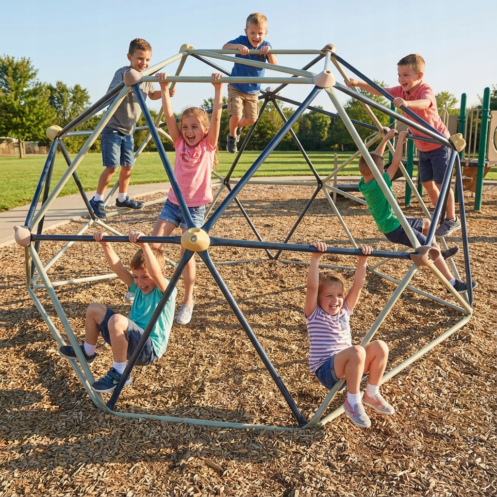 Climbing Dome for Children Ladder Solid Metal 3m 10FT Included climbing dome pipes
