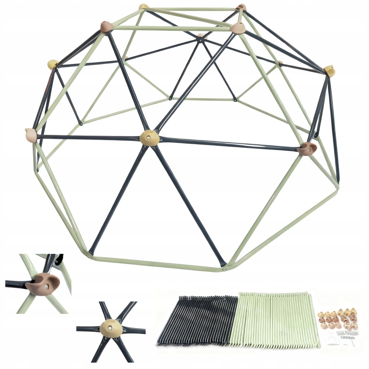 Climbing Dome for Children Ladder Solid Metal 3m 10FT