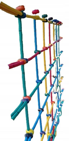 Climbing net 1,25mx2m, rope 14mm Dominant material synthetic material