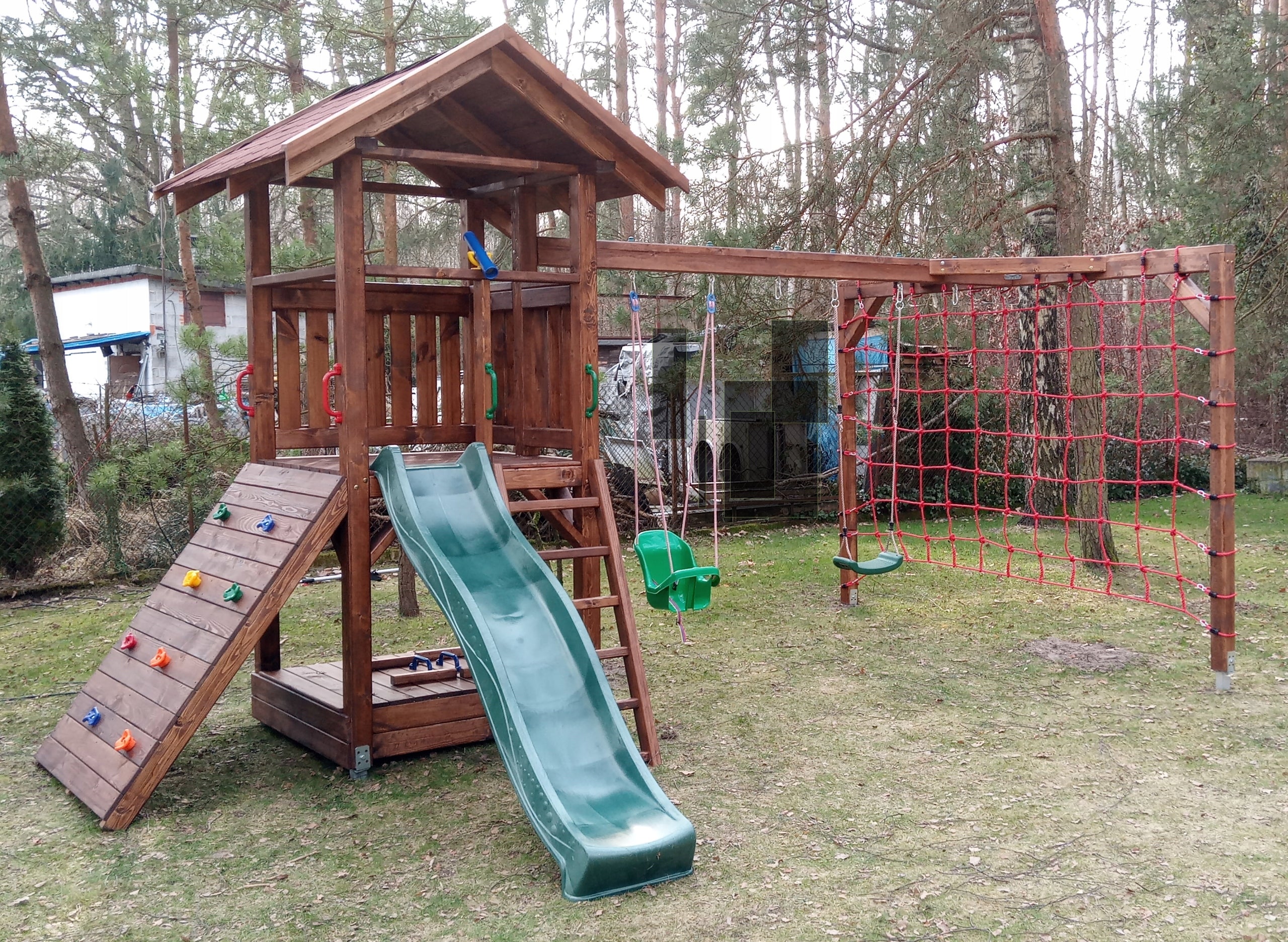 Climbing net 200x210 RED Kind accessories
