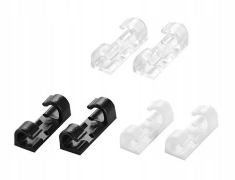 Clip holder cable organizer 20 pcs. black Packaging status original