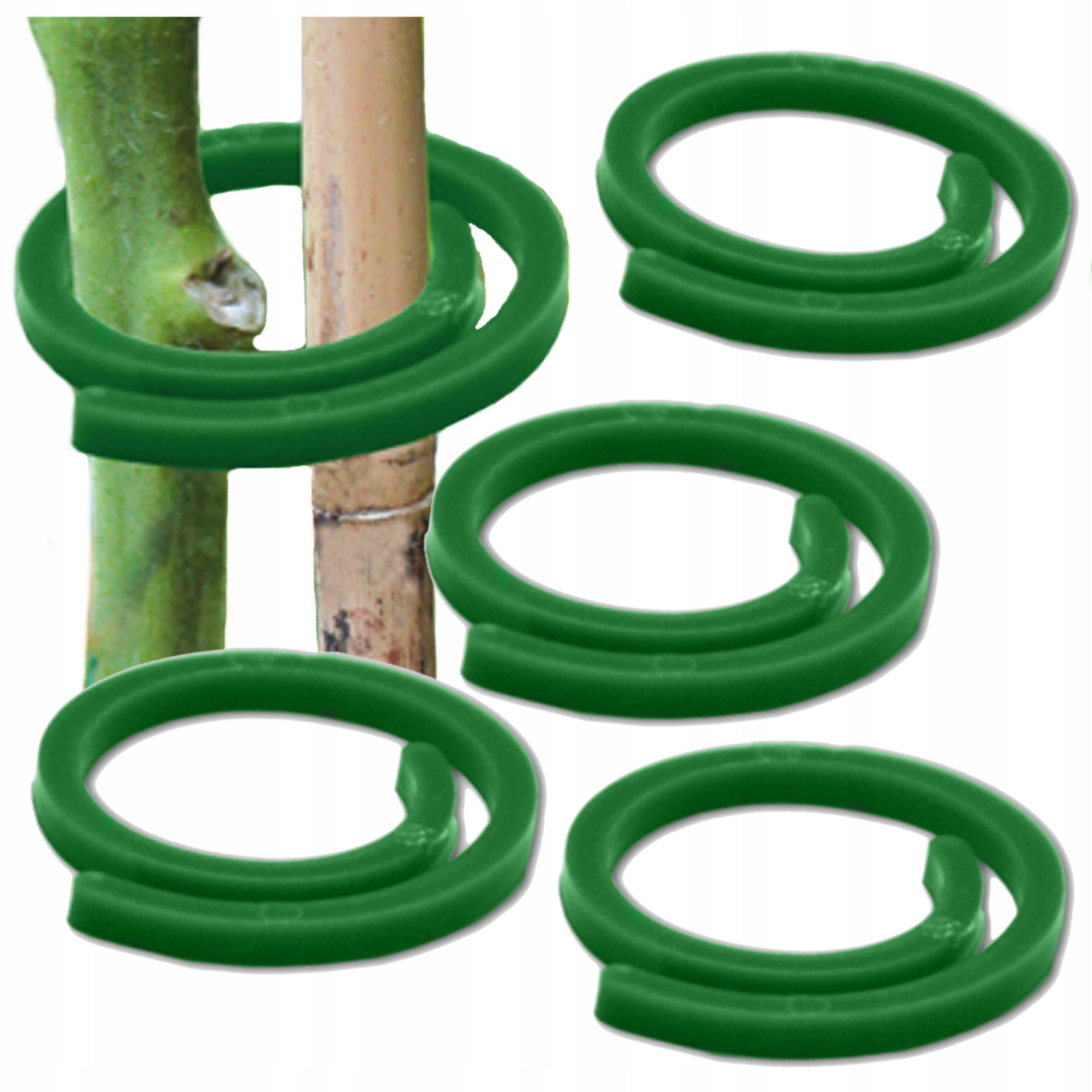 Clips Fasteners for fixing poles plants Bradas green 50 pcs TYK31 Number of pieces 50 pcs