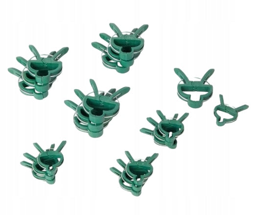 Clips Handles Garden Claspes for Plant Attachment 20pcs Color green