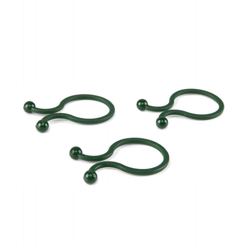 Clips PLANT CLASPS Fastening Fixing HANDLE diameter 23 mm 50 PCS Color green