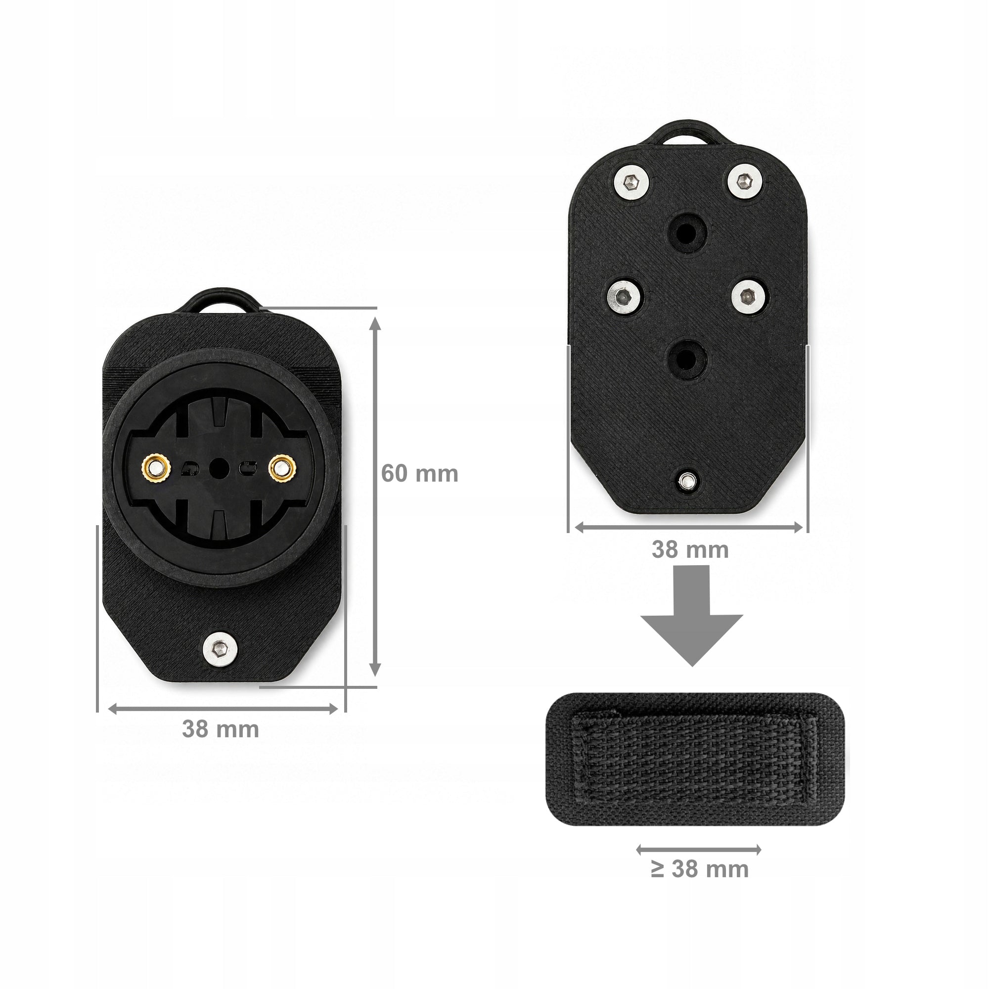 Clips Radar Holder for Saddlebag Bag for Garmin Varia Magene L" Packaging status original