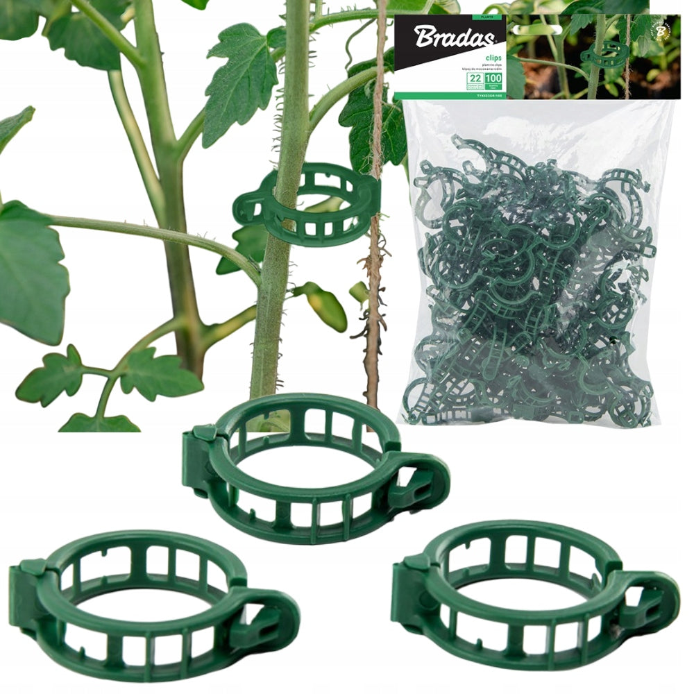 Clips for fixing plants 100pcs/pack 22mm TYK022GR/10