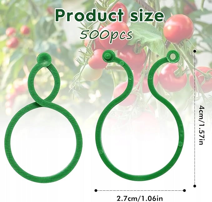 Clips for tomatoes Clips Cufflinks Shoots Plant Stem Handle STRONG 500pcs. Manufacturer code P-569