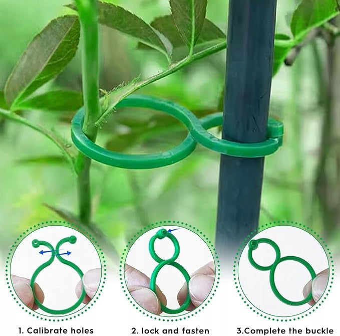 Clips for tomatoes Clips Cufflinks Shoots Plant Stem Handle STRONG 500pcs. Product height 4 cm
