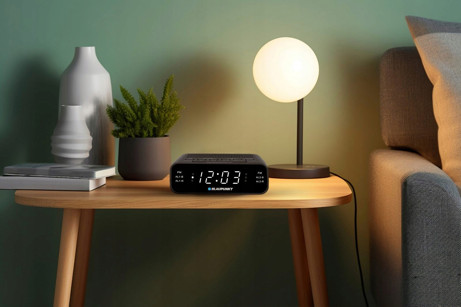Clock Radio BLAUPUNKT CR1BK Black Model CR1BK