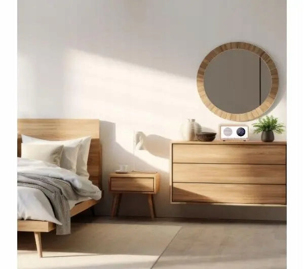 Clock Radio Manta RDI912W RIMINI Bluetooth Induction Charger White Brand Manta