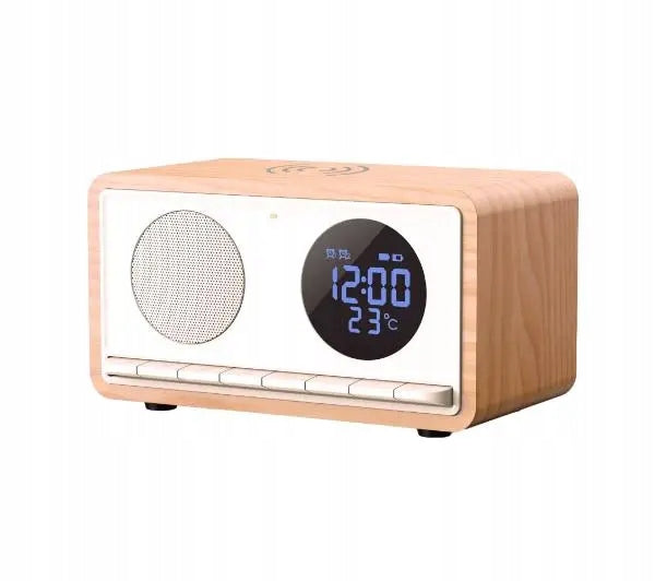 Clock Radio Manta RDI912W RIMINI Bluetooth Induction Charger White