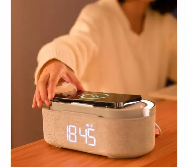 Clock Radio Manta RDI920 VERONA Bluetooth AUX USB Wireless Charger Model Verona