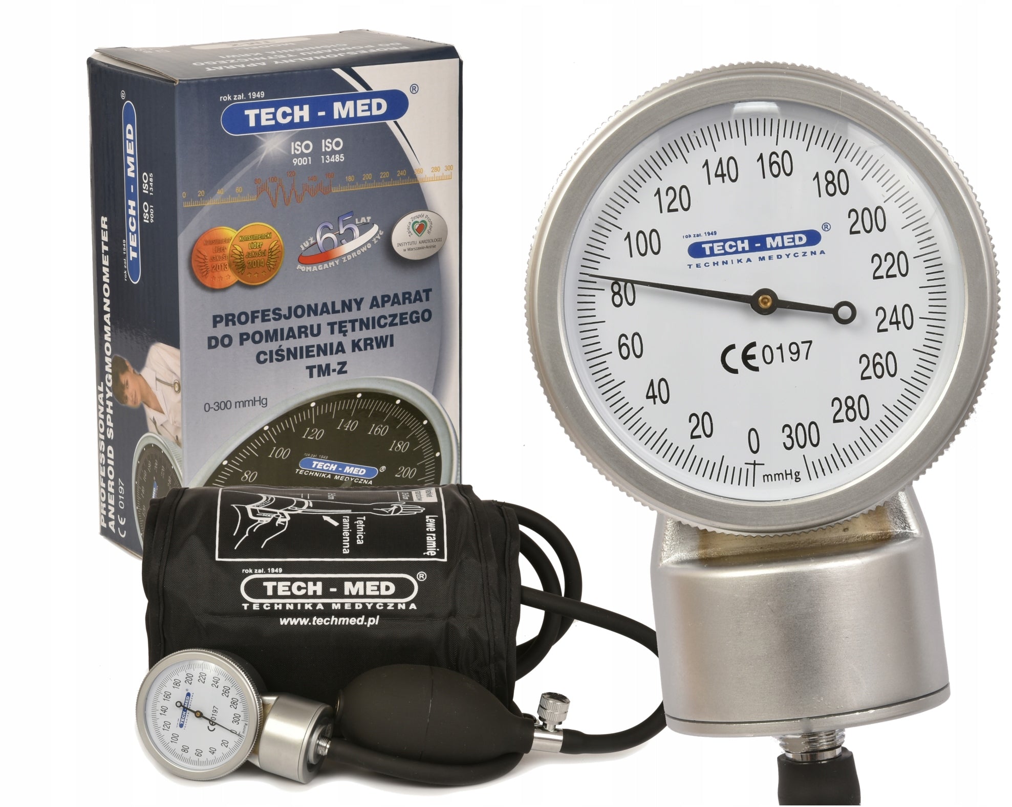 Clock blood pressure monitor TECH-MED TM-Z for shoulder / dial white Medical device yes