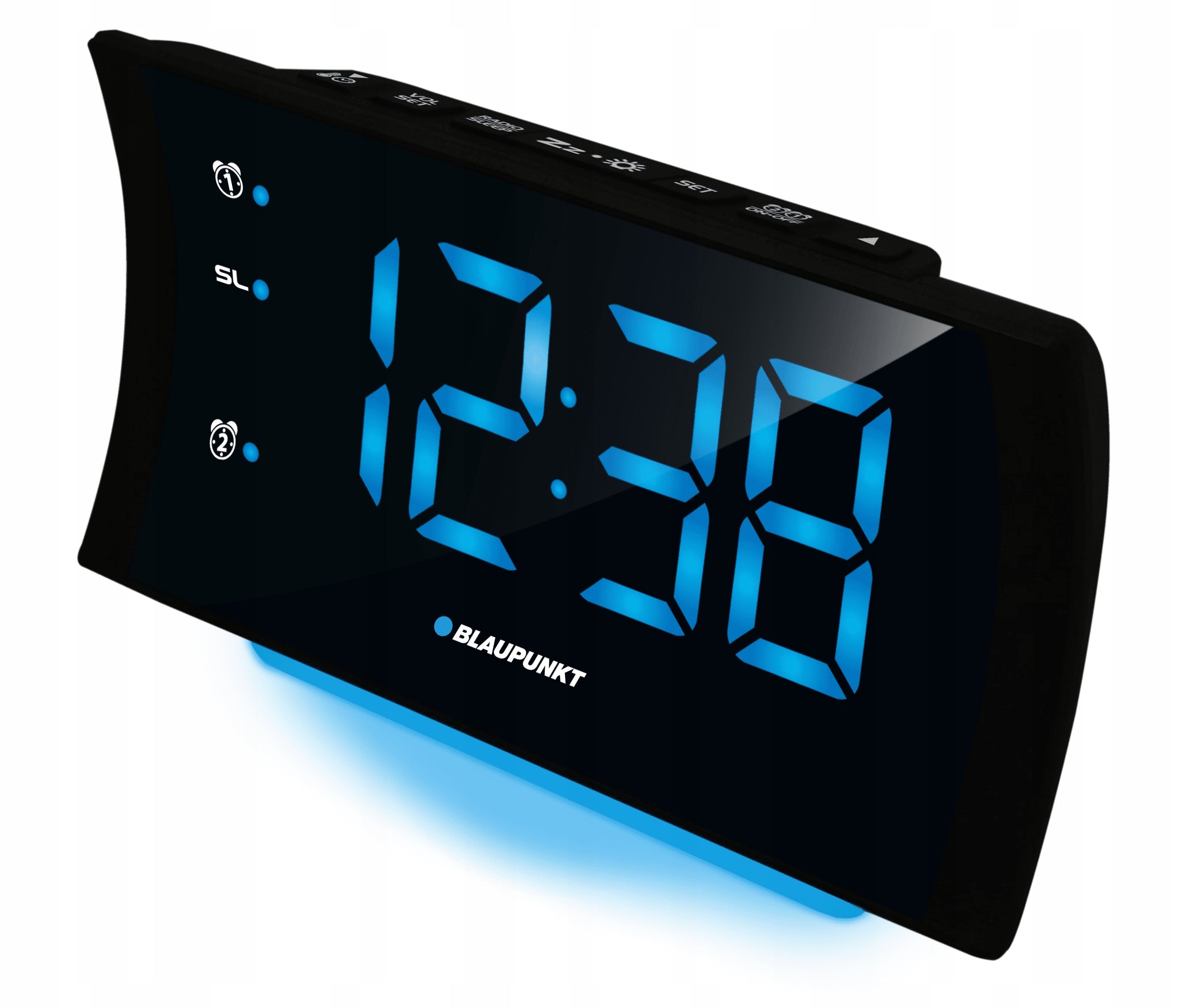 Clock radio BLAUPUNKT CR80USB with USB charging function Clock Thermometer Alarm Brand Blaupunkt
