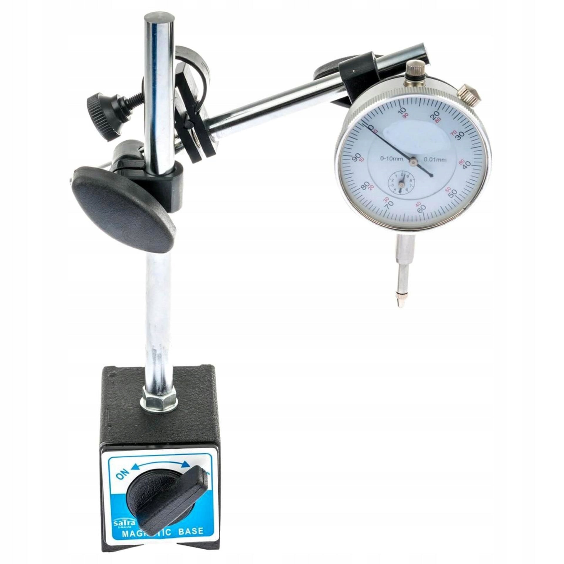 Clock sensor + magnetic stand 0-10mm Zesta Brand Silver