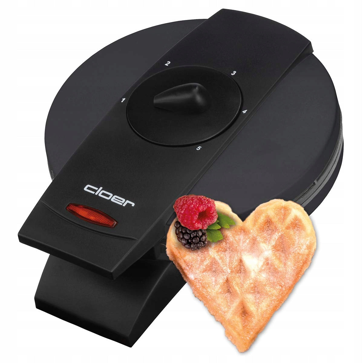 Cloer 1621 Waffle Iron, 930 W, Black Power rating 930 W