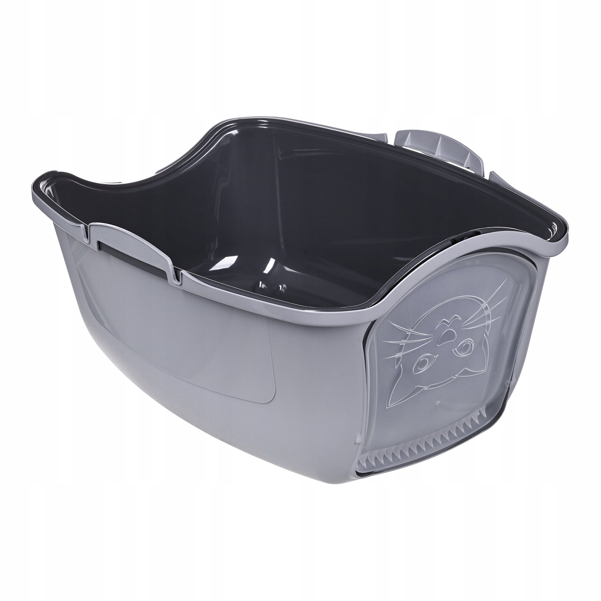 Closed Large XL Litter Cat Cuvette with Graphite Filter DIAMENTIQ Length 56 cm
