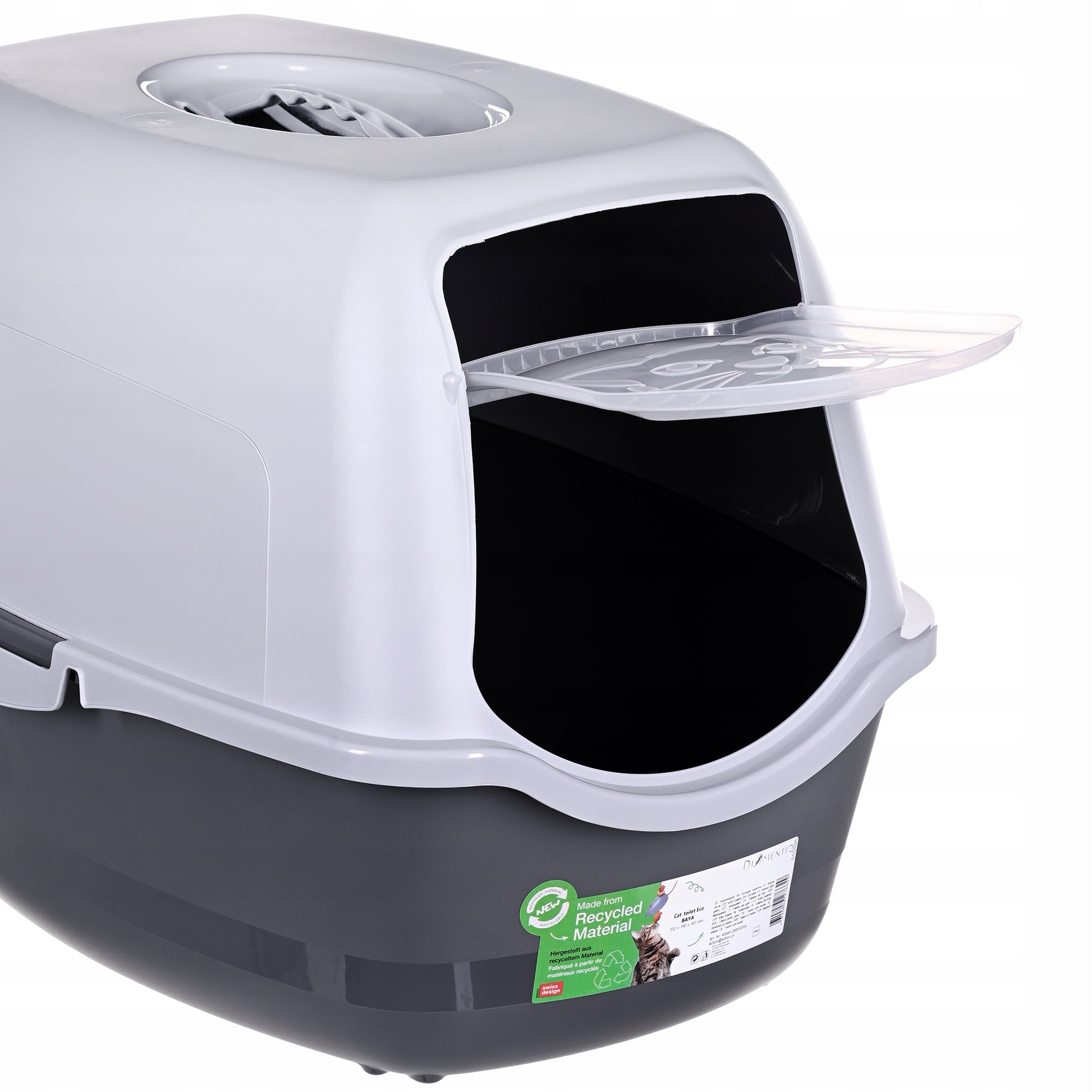 Closed Large XL Litter Cat Cuvette with Graphite Filter DIAMENTIQ Manufacturer code 7610859276629
